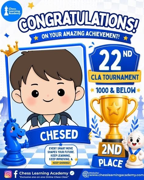 22nd CLA Online Chess Tournament Results โ image 2