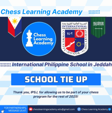 Chess Learning Academy Partners with IPSJ for 2025 Chess Program