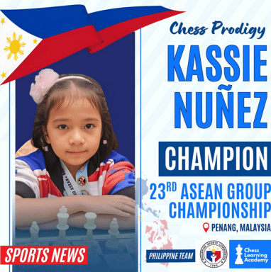 Story of Kassie Nuñez ASEAN+ Age Group Chess Champion 2025