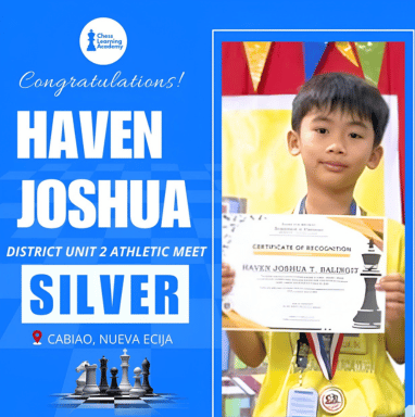Congratulations, Haven Joshua! 🎉♟️