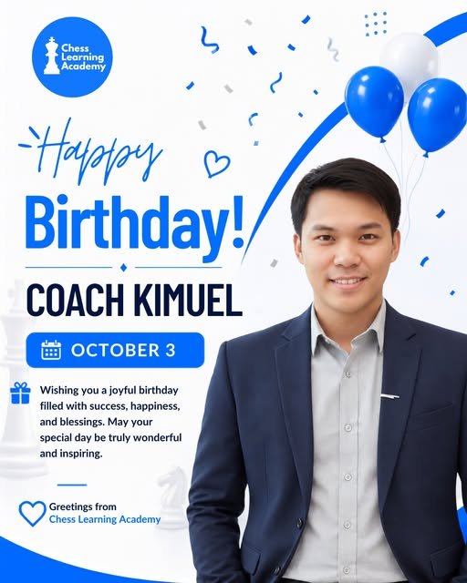 Happy Birthday, Coach Kimuel!