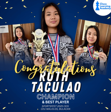 Ruth Taculao Wins Champion & Best Player Award at CEIS CEU Malolos 2025